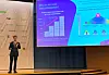Steven Eulig, head of business development for digital solutions at Merck's electronics division, shares the company's views on ways to shape a sustainable business environment for the semiconductor industry at the Korea Chamber of Commerce and Industry in Jung District, central Seoul, on Tuesday. [MERCK]
