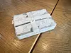 A box containing a piece of paper with headline predictions written by mind reader Joel Bentley [WOO JI-WON]
