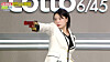 Olympic shooter Kim Ye-ji poses during a live broadcast lotto draw event, dubbed the “2024 Lottery Day.″ [MBC]
