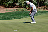 Kim Si-woo reacts to a missed putt on the second hole during the third round of The Players Championship at TPC Sawgrass in Ponte Vedra Beach, Florida on March 15. [EPA/YONHAP]