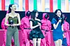 Actors Jung Ho-yeon Lee You-mi, and Kim Joo-ryoung during a fan event for the release of the third season of “Squid Game” (2021-) at Seoul Plaza in central Seoul on June 28. [DANIELA GONZALEZ PEREZ]