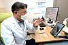 A doctor performs a telemedicine session at a clinic in Dobong District, northern Seoul, on May 30, 2023. [MINISTRY OF HEALTH AND WELFARE]