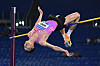 High jumper Woo Sang-hyeok competes in the men's high jump at the 2025 Diamond League at the Olympic Stadium in Rome on June 7. [EPA/YONHAP]