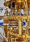 A close-up image of a quantum computer [PIM TOP FOR QUTECH]
