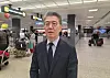 South Korean First Vice Minister of Foreign Affairs Kim Hong-kyun speaks to reporters upon arrival at Dulles Airport near Washington on Thursday. [YONHAP]