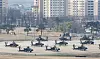 An Apache helicopter is seen parked at Camp Humphreys in Pyeongtaek, Gyeonggi, on April 10. [YONHAP]