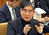 Former Defense Minister Kim Yong-hyun speaks during the fourth impeachment hearing against former President Yoon Suk Yeol at the Constitutional Court in Jongno District, central Seoul, on Jan. 23. [JOINT PRESS CORPS]