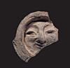 Roof-end Tile with Human Face [GYEONGJU NATIONAL MUSEUM]