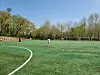 Mary goes after the ball after failing to catch it, again, realizing she will not be enjoying beginner's luck. [MARY YANG]