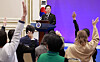 President Lee Jae Myung speaks during a foreign press briefing at the Blue House guesthouse on Dec. 3. [JOINT PRESS CORPS]