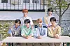 Boy band NCT Wish poses for photos prior to an interview with the local press on April 10 in central Seoul. [SM ENTERTAINMENT]