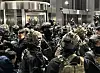 Armed martial law troops are seen attempting to enter the National Assembly building in Yeouido, western Seoul on Dec. 4, 2024. [YONHAP]