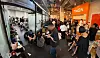 Customers wait around in the basement floor of TMON's office building in Gangnam District, southern Seoul, to register for refunds on Friday. [NEWS1]