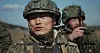 North Korean troops are shown singing Russian military songs in a video released by Marina Kim, a Russian Korean journalist, on Telegram on April 30. [SCREEN CAPTURE]