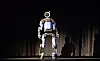The latest Atlas humanoid robot, developed by Boston Dynamics, appeared at its debut stage at the CES 2026 in Las Vegas on Jan. 5. [HYUNDAI MOTOR]