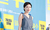 Kim Hieora during the VIP screening of the movie 'Smmugglers' at Gangnam District, southern Seoul, in July