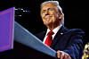 President-elect Donald Trump speaking at an event [YONHAP]