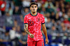 Jens Castrop of Korea reacts during a friendly against Mexico at Geodis Park in Nashville on Sept. 9. [AFP/YONHAP]
