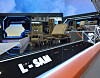 Hanwha Systems' L-SAM system model displayed at a defense exhibition in the United Arab Emirates on Feb. 17. [HANWHA SYSTEMS]