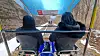 The railbike ride with two fellow female participants who did not get matched with anyone on Feb. 15 [YOON SO-YEON]