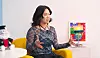 Mini, a TikTok creator, speaks during an interview with the Korea JoongAng Daily at the JoongAng Ilbo building in Mapo District, western Seoul, on March 31. [KOREA JOONGANG DAILY]