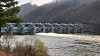 Water is being released in an emergency discharge at Andong Dam in North Gyeongsang on March 26. [NEWS1]