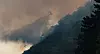 A helicopter dispatched to the Hamji Mountain wildifre on April 28 in Daegu [YONHAP]