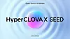 A logo of smaller large language model HyperClova X Seed that will be open sourced in Hugging Face on April 24. [NAVER CLOUD]
