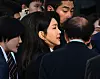 Former first lady Kim Keon Hee enters her private residence in southern Seoul on April 11. [JOINT PRESS CORPS]