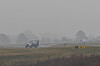 First responders tend to the scene of a reported plane crash at a regional airport in Statesville, N.C., on Dec. 18. [AP/YONHAP]