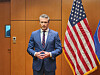 U.S. Defense Secretary Pete Hegseth speaks during a press availability on the margins of the Association of Southeast Asian Nations Defense Ministers' Meeting-Plus in Kuala Lumpur on Oct. 31. [YONHAP]