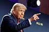 U.S. President Donald Trump gestures during the ″Winning the AI Race″ Summit in Washington on July 23. [REUTERS/YONHAP]