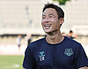 Son Jun-ho smiles before the K League 1 match between Suwon FC and Gwangju FC at Suwon Sports Complex in Suwon, Gyeonggi on June 25, 2024. [NEWS1]