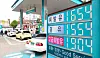 Gasoline prices are shown at a gas station in Seoul on Sunday. [YONHAP]