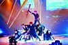 Ateez performs at a competition show in 2021. [MNET]