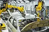 Robots make the Ioniq 5 SUV at the Hyundai Motor Group Metaplant America, which officially opened its doors on March 26 in Bryan County, Georgia. [HYUNDAI MOTOR]