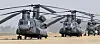 Air Force CH-47, HH-47, and HH-32 helicopters prepare for takeoff from Yecheon Air Base in Yecheon, North Gyeongsang on March 27. [YONHAP]