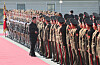 North Korean leader Kim Jong-un visits 2nd Corps of the Korean People's Army on Thursday in a photo released by the Rodong Sinmun the following day. [NEWS1]