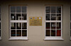 A donation plaque recognizing ″The American People″ hangs outside a clinic in Thaba-Tsoeu, Lesotho, on July 13. [AP/YONHAP]