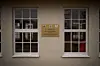 A donation plaque recognizing ″The American People″ hangs outside a clinic in Thaba-Tsoeu, Lesotho, on July 13. [AP/YONHAP]