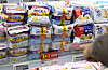 Cheese are displayed at a supermarket in Seoul on Wednesday. Cheese was among the 19 products studied by Korea Consumer Agency that reduced the quantity or size of a product without price adjustments. [NEWS1]
