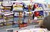 Cheese are displayed at a supermarket in Seoul on Wednesday. Cheese was among the 19 products studied by Korea Consumer Agency that reduced the quantity or size of a product without price adjustments. [NEWS1]