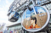 Nagoya's Sunshine Sakae's Ferris wheel wrapped with images of members of Seventeen [HYBE JAPAN]