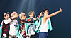 A scene from the SHINee concert film, ″My SHINee World″ [MEGABOX]