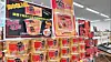 Shin Ramyun Toomba instant noodle products are shelved at a store in Japan. [NONGSHIM]
