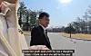 A North Korean guide answer's questions in a video posted on April 9. [SCREEN CAPTURE]