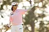 Im Jin-hee prepares to play her shot from the 17th tee during the final round of The Annika driven by Gainbridge at Pelican 2024 at Pelican Golf Club in Belleair, Florida on Sunday. [AFP/YONHAP]