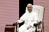 Pope Leo XIV looks on during a meeting promoted by the Dicastery for the Clergy in Rome, Italy on June 26. [REUTERS/YONHAP]