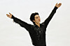 Korean figure skater Cha Jun-hwan performs during the men's short program at the ISU Grand Prix of Figure Skating - NHK Trophy in Kadoma, Japan,on Nov. 7, 2025. [AP/YONHAP]