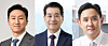 HD Hyundai CEO Chung Ki-sun, left, Posco Group Chairman Chang In-hwa, center, and Korea Zinc Chairman Choi Yun-birm [HD HYUNDAI/POSCO/KOREA ZINC]